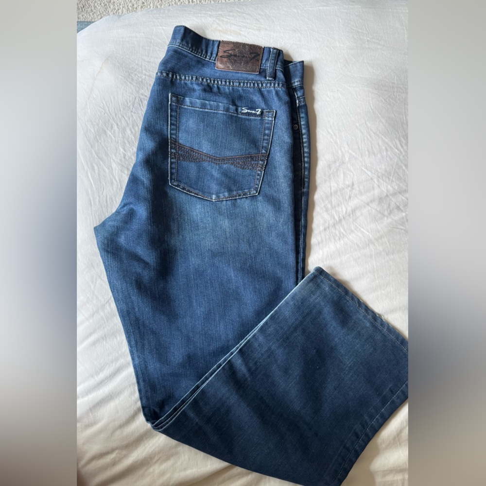 Seventy Dark Blue Bootcut Jeans  36x32